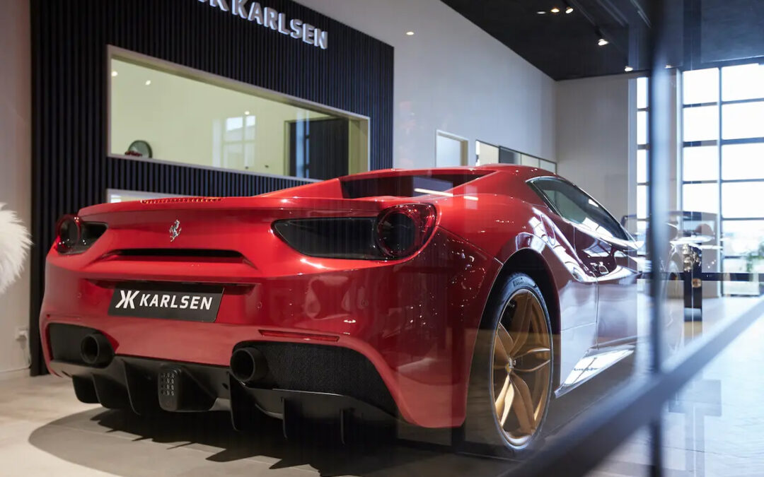 Rød Ferrari