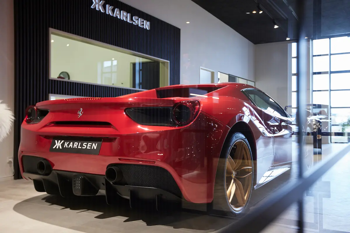 Rød Ferrari
